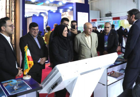 Dr. Saeed Habiba, Deputy Minister of Science and head of the Student Affairs Organization, visited the  SSRI booth .