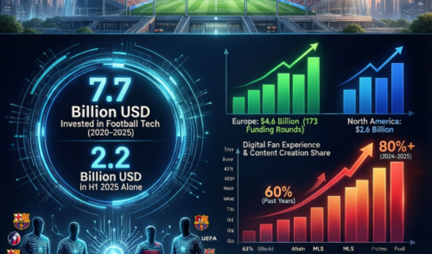 Football Technology on the Eve of the 2026 World Cup; A $7.7 Billion Investment Explosion and a Global Leap to Transform the Fan Experience