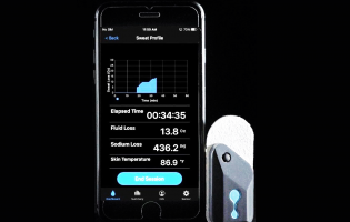 حسگر عرق شبیه به پوست، برای مقابله با کم آبی ورزشکاران تولید می شود.